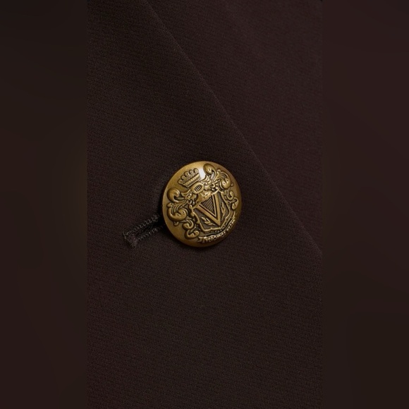 Veronica Beard Orlane Scuba Dickey Blazer in Dark Chocolate Brown size 2 - Picture 6 of 15